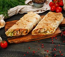 Шаурма куриная на углях