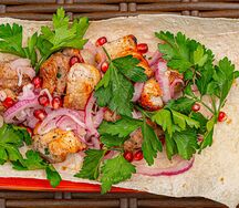 Шашлык из куриного филе