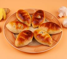 Пирожки сытные с картошкой и грибами