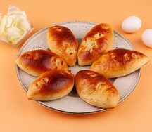 Пирожки сытные с капустой и яйцом