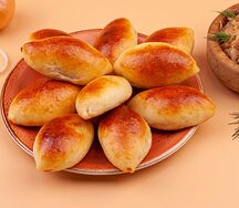 Фуршетные сытные пирожки с капустой