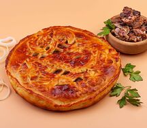 Пирог с говядиной