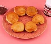 Пончики сладкие с нутеллой