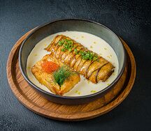 Филе стерляди с боровиками