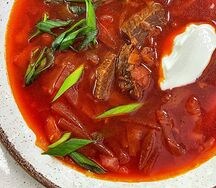 Борщ с говядиной