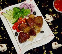 Шашлык бараньей печени