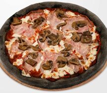 Пицца c грибами и ветчиной Блэк