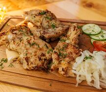 Шашлык из филе куриного бедра