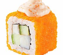 Креветка с угрем яки