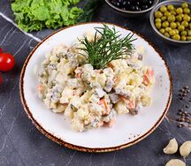 Оливье с мясом