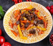 Плов с говядиной