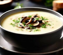 Сырный с грибами