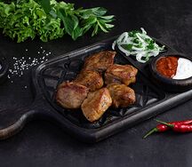 Шашлык из cвинoй шейки