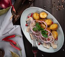 Сельдь с картофелем