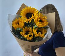 Букет подсолнухов