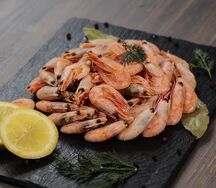 Креветки отварные