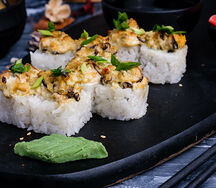 Ролл Запеченная мидия с лососем 8 шт