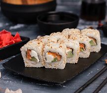 Ролл Филадельфия в кунжуте 8 шт