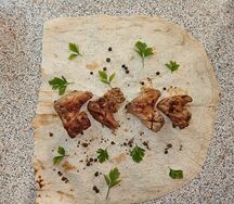 Куриные крылышки на мангале большая