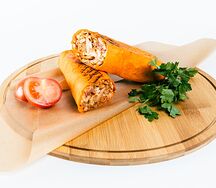 Шаурма в сырном лаваше