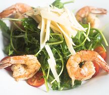 Салат Руккола с креветками