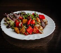 Жаркое по-домашнему с бараниной и грибами