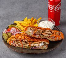 Шаурма в лепёшки с соусом биг тейсти