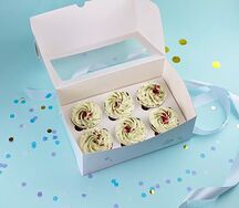 Подарочный набор капкейк фисташка 6шт