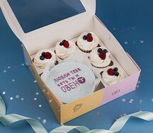 Бенто-торт с капкейками Хоть ты и Овен