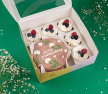 Бенто-торт с капкейками Моей Учительнице