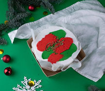 Бенто-торт С новым годом красный!