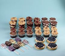 Праздничный сет десертов Шоколадный 36шт