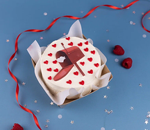 Бенто-торт Почтовое послание Ты мой мир