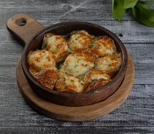 Запеченные грибы с сыром