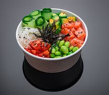 Поке с лососем