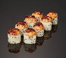 Запеченный ролл с курицей