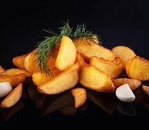Деревенская в чесночном масле
