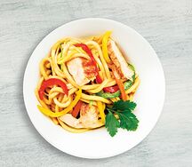 Удон с курицей