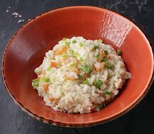 Рис в сливочном соусе