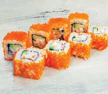 Ролл Калифорния с креветкой