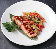 Лосось в соусе терияки