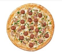 Пицца с фрикадельками и грибным соусом 20 см Оригинальное