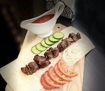 Шашлык из мякоти баранины
