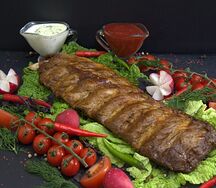Шашлык из свиных рёбер