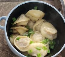 Модные пельмени ручной лепки