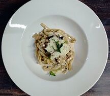 Паппарделле с курицей и грибами