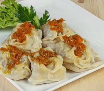 Манты с говядиной