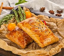 Самса с курицей и сыром