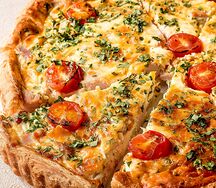 2 Киша с окороком и сыром