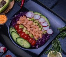 Поке с лососем